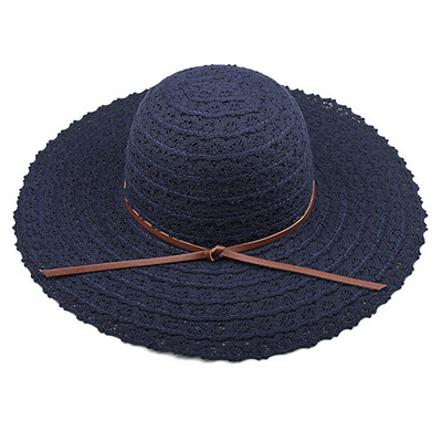 

Летние шляпы для женщин Модный дизайн Женский пляж Sun Hat Складная бритая соломенная шляпа