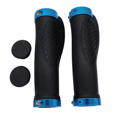 

Bicycle Bike MTB Components Bar ends Handlebars Rubber Grips & Aluminum Barend Handle Bar Ergonomic Lock On Soft Grips