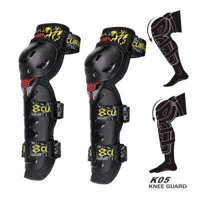 

Motorcycle Protective knee pads CUIRASSIER Kneepad Brace Elbow Protection Protector Motorbike Motocross Racing MX Guards Armor