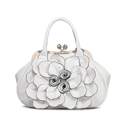 

Luxury brand lady flower handbags casual womens leather bag high quality women sweet lady fashion handbags