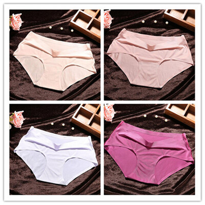 

4 шт / шт Женское нижнее белье нижнего белья Хлопок чистого хлопка Crotch Sexy Брифинг леди нижнее белье Чистый хлопок Хлопок Хлоп