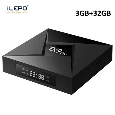 

iLEPO TX9 PRO Android 7.1 Smart TV Box Amlogic S912W Quad Core 3GB 32GB BT4.1 HD WiFi 1000M TV center 17.3 IPTV Set-top Player
