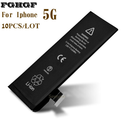 

FGHGF Wholesale 10PCSLot Phone Battery For Iphone 5 G 5G Shenzhen Factory 38V 1440mah AAA Qlty 100 Test 0 cycle Can OEM