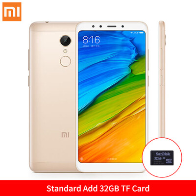 

Глобальная Версия Xiaomi Redmi 5 2GB 16GB 5.7 Inch полный Дисплей Snapdragon 450 Octa Core 12.0 MP камера 3300mAh металлический ко