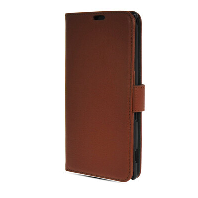 

MOONCASE High quality Leather Side Flip Wallet Card Slot Pouch Stand Shell Back ЧЕХОЛ ДЛЯ Sony Xperia T2 Ultra XM50h Brown