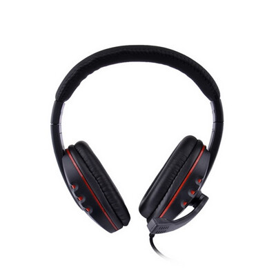 

стильный наушники W / микрофон для PS3 / PS3 Slim / PS3 cech4000 - черный + красного