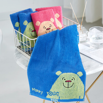 

Jie Li Ya Grace towel cotton childrens towel jacquard wash towel 48G strip 50 25cm soft absorbent children adult cotton baby childrens towel four loaded red blue