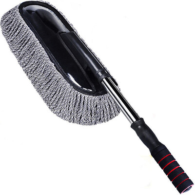 

40000 km car mop car wash brush with dust muffler wiper car wash cleaning tool square SWY2153