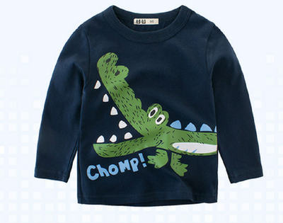 

2018 boys spring & autumn long-sleeves T-shirt children T-shirt cartoon printed bottom