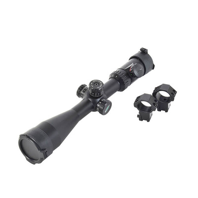 

Riflescope 4-16 x 50 Rifle Scope Redgreen Illuminated Tactical Ballistic X Reticle Sights Optics Hunting Scopes 11mm21mm Rings