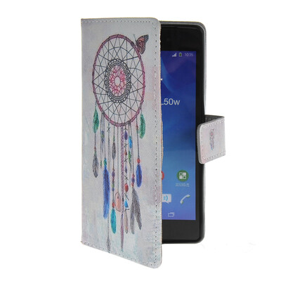

MOONCASE Pattern Style Leather Side Flip Wallet Card Slot Pouch Stand Shell Back ЧЕХОЛ ДЛЯ Sony Xperia Z2