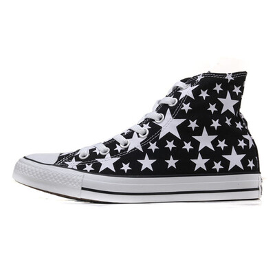 

Converse (Converse) CS148706 мужская обувь женская обувь пятиконечная звезда печать высокая холст обувь черный 37