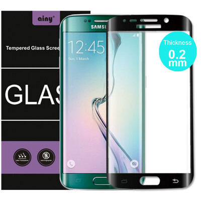 

Ainy 0.2mm Corning защитное стекло screen protector для Samsung S6 Edge plus