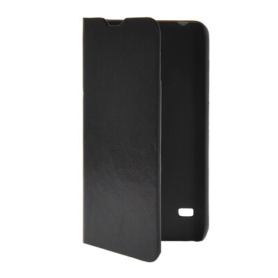 

MOONCASE Slim Leather Side Flip Wallet Card Slot Pouch with Kickstand Shell Back чехол для Huawei Ascend Y550 Black