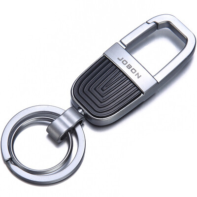 

JOBON Zhongyin key chain ring car key chain chain mother ring spring waist hanging type ZB-8720C silver