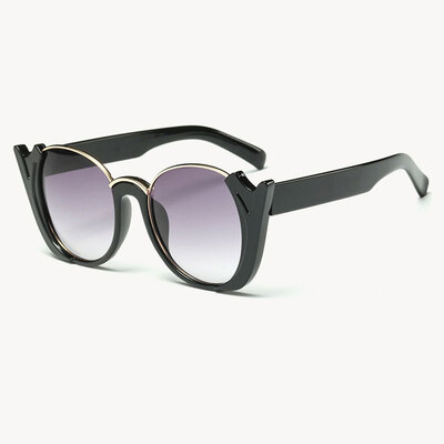 

LIKEU'S Мода бабочка Солнцезащитные очки для женщин UV400 Качество lunette Негабаритные женские солнцезащитные очки для очков Hlaf очки для женщин