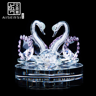 

AISENSI car perfume car perfume seat swan crystal ornaments Yang Tian Gao Ge purple