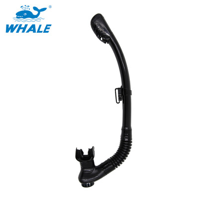 

Whale aquatics Silicone Snorkel Premium Ultra Flexible Free diving Swimming Diving Breathing Tube