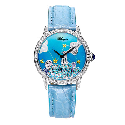 

Rlongtou watch Women Wrist Watch 106L twelve constellation series Aquarius