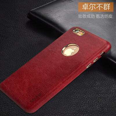 

ESCASE Mobile Shell Apple iPhone6s Mobile Phone Cases Simulation Leather Drop protection shell Metal keys Applicable iPhone 6s 47 Inch Mobile Phone Rose Red