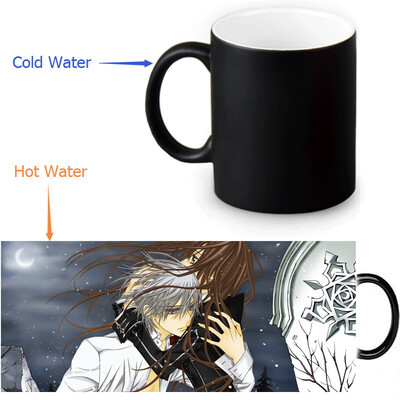 

Vampire Knight 350ml12oz Heat Reveal Mug Color Change Coffee Cup Sensitive Morphing Mugs Magic Mug Milk Tea Cups