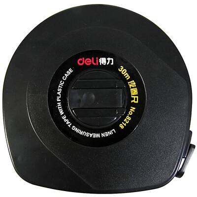 

Deli) 8219 50 meters leather tape measure (black