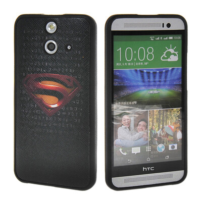 

MOONCASE Cute Pattern Soft Flexible Silicone Gel TPU Skin Shell Back ЧЕХОЛ ДЛЯ HTC One E8