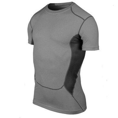 

Quick Dry Fitness Tights Running Set Gym Sportswear Short Sleeve T-Shirt