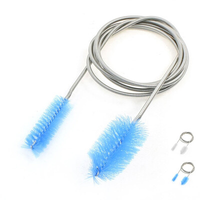 

Cntomlv Qualified Flexible Cleaning Ended Brush Double Tube Filter Pump Hose clean Brush 155cm for Aquarium Pipe Levert