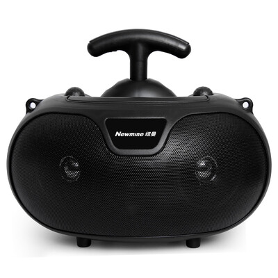 

Newmine SM-688B Square Dance Speaker Card Беспроводной Bluetooth-динамик Outdoor Audio Мини-портативный мобильный усилитель Подключаемый микрофон для записи
