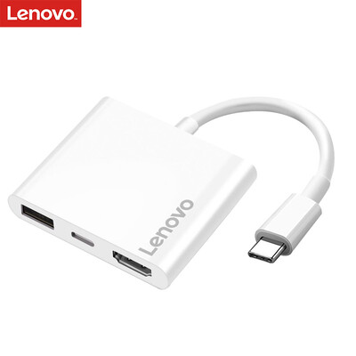 

Lenovo Type-C HDMIUSB30Type-C Adapter Hub Hub USB-C Dock Mini Adapter Data Line NotebookProjector
