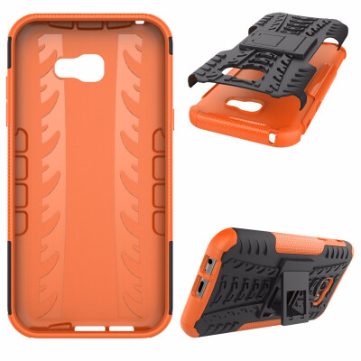 

Goowiiz Phone Case For Samsung Galaxy A3 2017A5 2017A7 2017 Armor Tire Texture Rugged Protection PCTPU Silicone