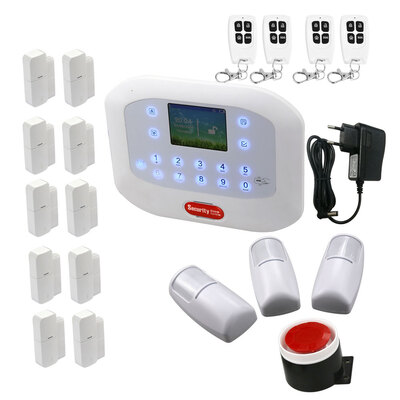 

Touch TFT GSM wireless alarm IOS Android APP Control Home security Anti-theft Alarm System Protection