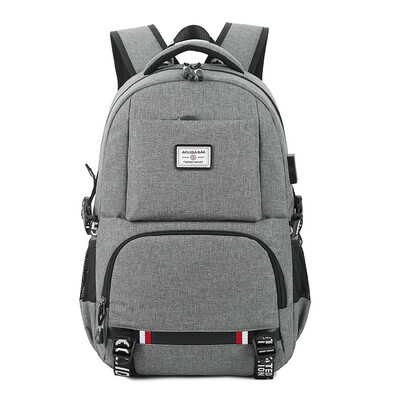 

Male USB Charging Backpack for Young Girls&Boys Travel Korean Student Bag Leisure Travel Large Capacity Computer Bag