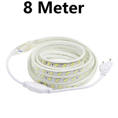 

IP67 LED Strip 220V 5730 120LEDM Waterproof Flexible Lamp Replace T5 Real 10WM With EU Plug WarmCold White