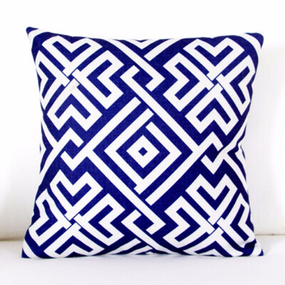 

Ouneed Black & white Polyester Throw Pillow Case Geometric Decorative Pillows For Sofa Seat Cushion Cover 43x43cm Home Decor