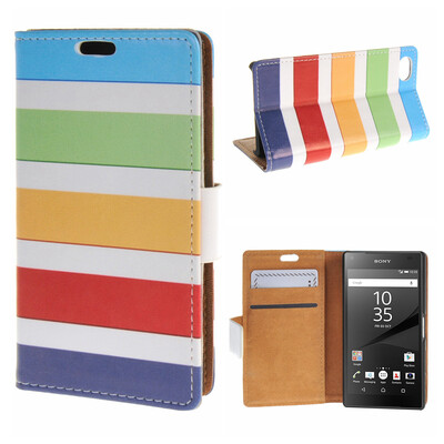 

MOONCASE Sony Xperia Z5 Compact ( Z5 Mini ) ЧЕХОЛ ДЛЯ Flip Leather Foldable Stand Feature [Pattern series] /a08