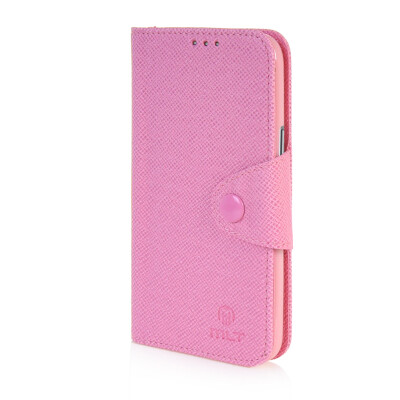 

MOONCASE Cross pattern Leather Wallet Flip Stand Shell Back ЧЕХОЛ ДЛЯ Samsung Galaxy Grand 3 / Grand Max G7200 Pink