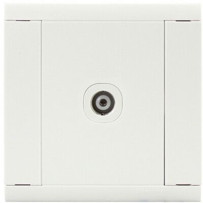 

Schneider socket panel a branch TV socket A5 glitter series white one TV with a branch