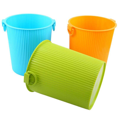 

【Jingdong Supermarket】 beautiful and elegant wealth of paper wood trash cans large trash cans HC046306