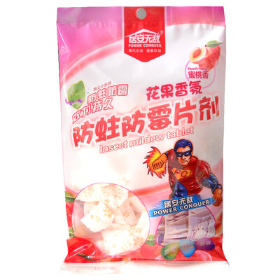 

Home security invincible moth anti-mildew tablets peach incense 200g wardrobe wardrobe pest control insects insect repellent incense pill