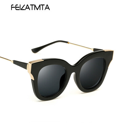 

FEIZATMTA Женские солнцезащитные очки Cat Eye Солнцезащитные очки 2018 Модные новые модные летние очки для женщин UV400 Oculos De Sol Feminino