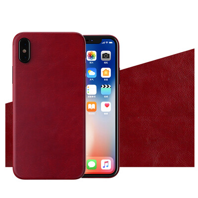 

2018 New Design Super Comfortable Sheepskin Wrap Projection Sticker Stylish Protection For iPhone X MengYi 4 Color optional