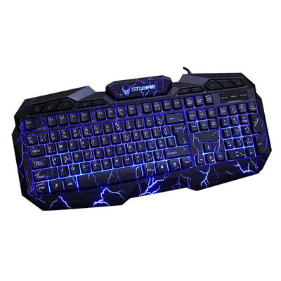 Wired Professional Mechanical Game Backlit Keyboard LOL CS Game