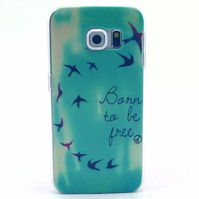 

MITI Case For Samsung S6 Edge Ultra Slim Bling Luxury Crystal Diamond Transparent Electroplate Back Cover For Samsung S6 Edge