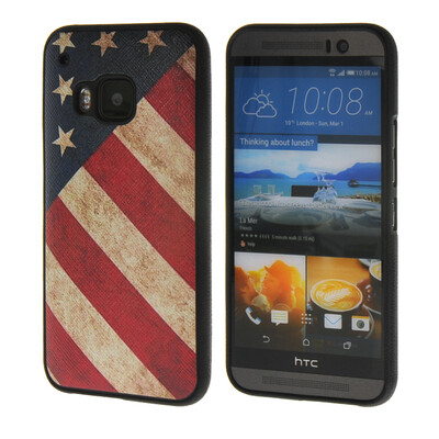 

MOONCASE Painted style Soft Flexible Silicone Gel TPU Shell Back Case Cover for HTC One M9 a004
