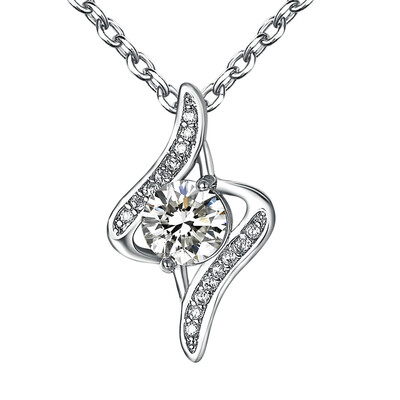 

Yoursfs Crystal Necklace For Women Crystal Birthstone Pendant Crystal Rhinestone Necklace
