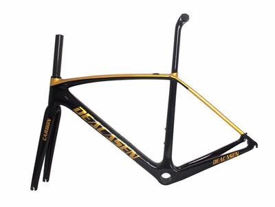 

Deacasen 2018 Weave Ud Carbon Road Frame Cycling Bicycle Racing Di2 & Mechanical Raw Frame Weight 939-20g Warranty 2 Years