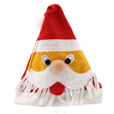 

Xmas Hat Santa Claus Carton Snowman Pringting Cap Decoration