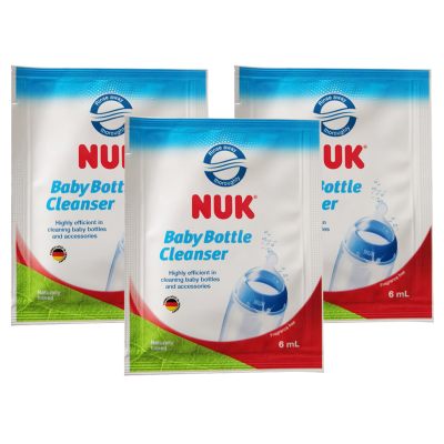 

NUK bottle cleaning liquid baby detergent 6ml sample 3 gift is not sold separately